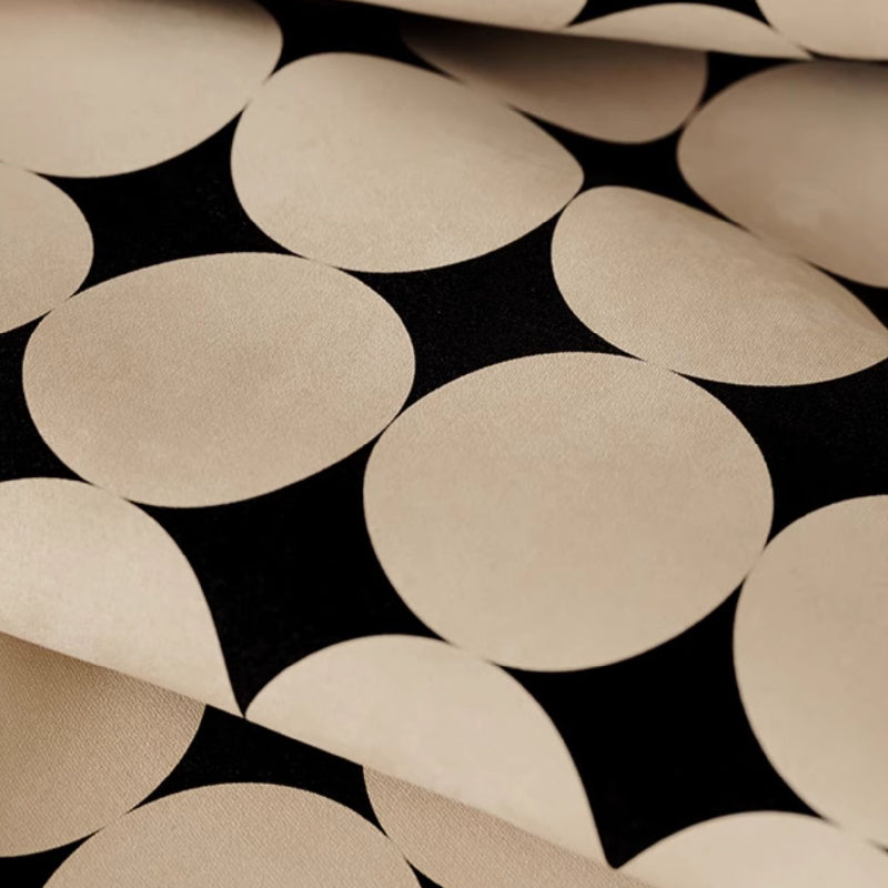 BROWN CIRCLE MINIMALISM MULTI SOFA COVER