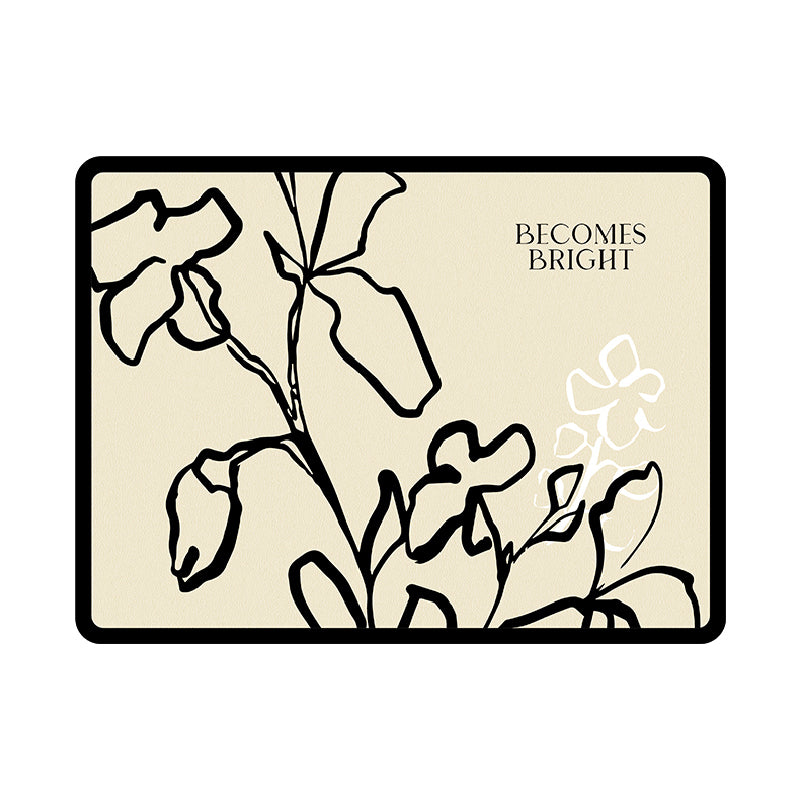 becomes bright nile flower sink mat