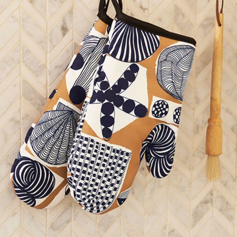 casual pattern kitchen mitten