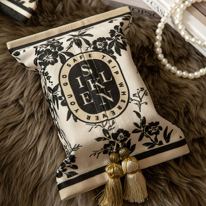 2design monotone floral tissue case