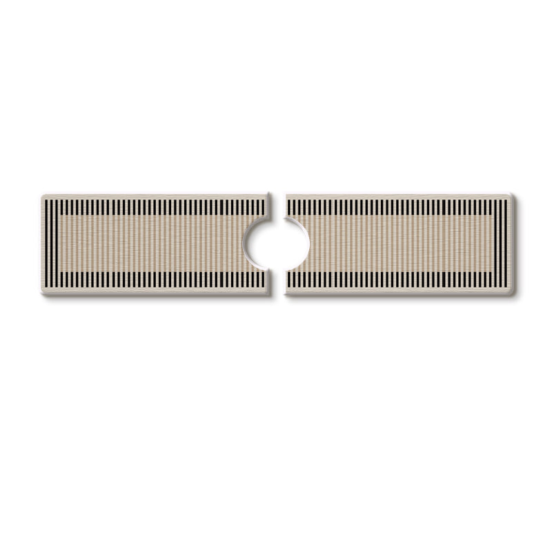 6design stripe faucet mat