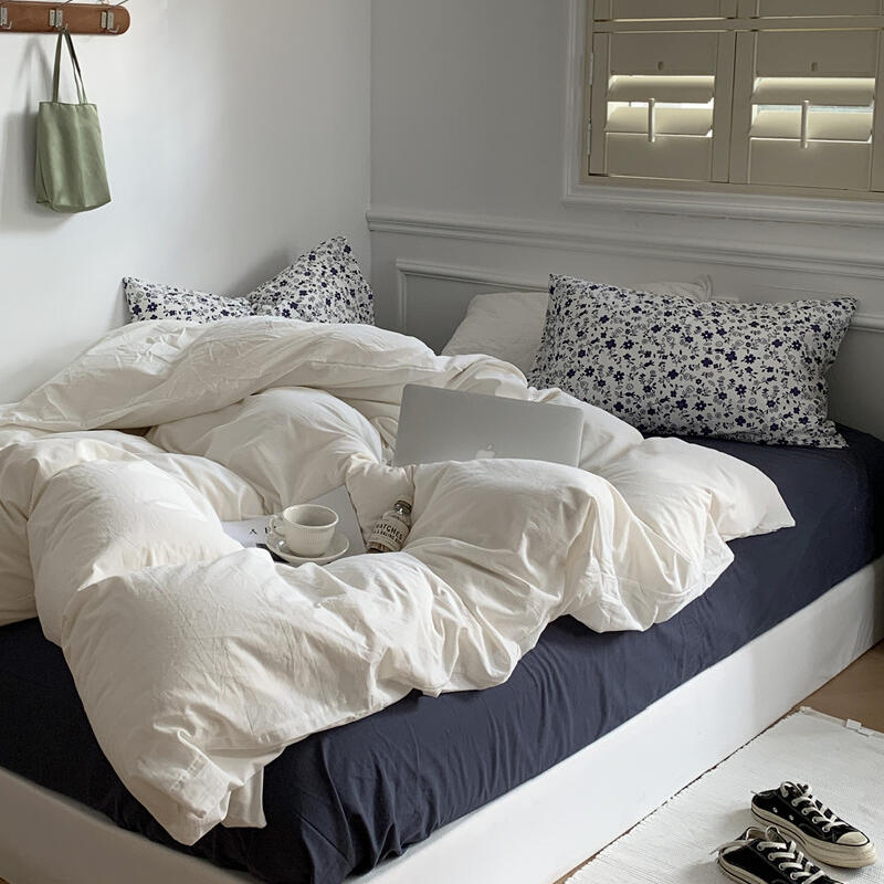 7design natural floral bedlinen set