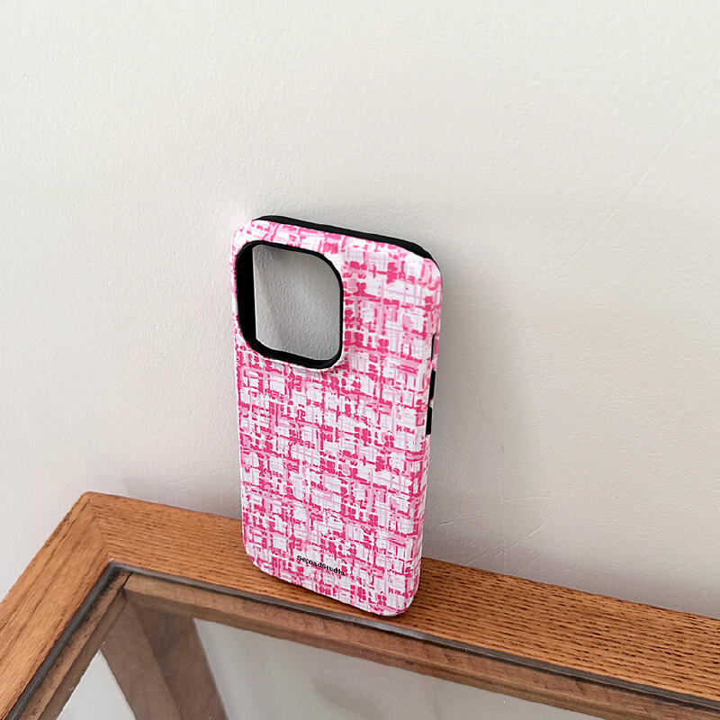 colorful tweed iPhone case
