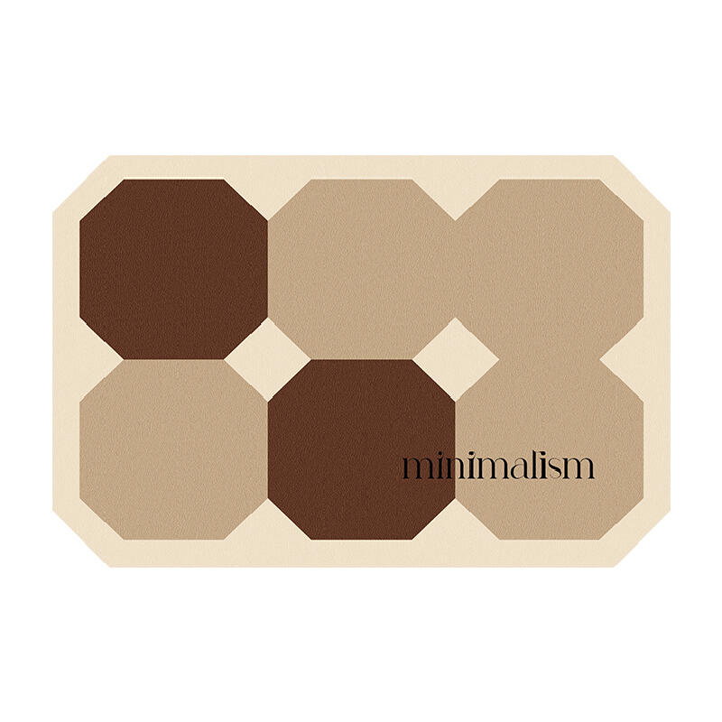 square minimalism brick place mat