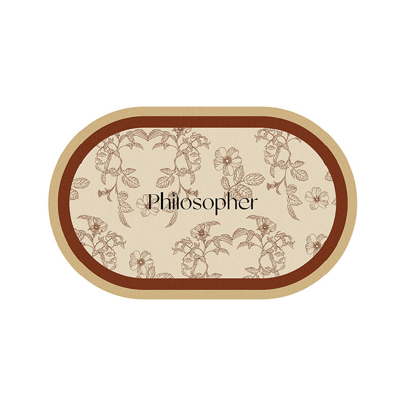 south french philosopher bath mat