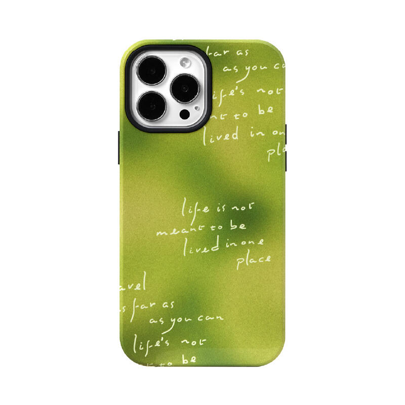 nuance green logo iPhone case