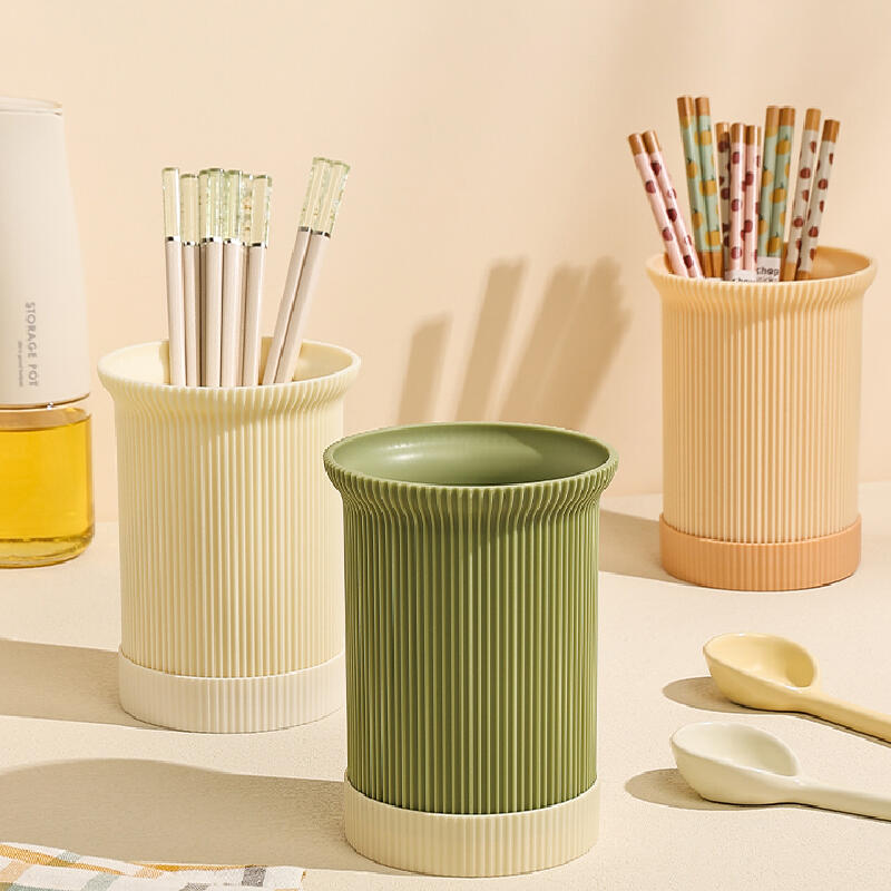 3color twotone natural cutlery stand drainer