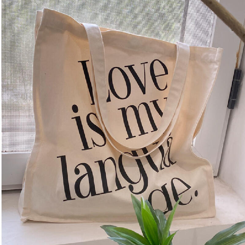 3design simple logo tote bag