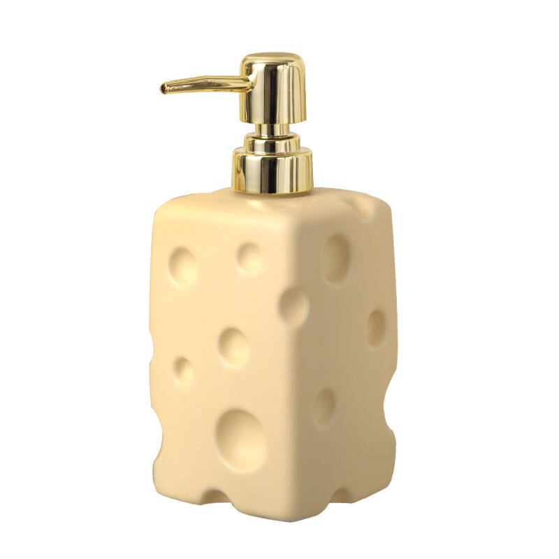 5color cheese soap bottle