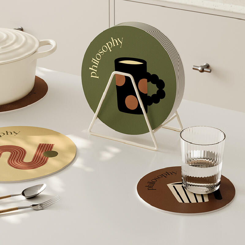 4design retro illustration coaster