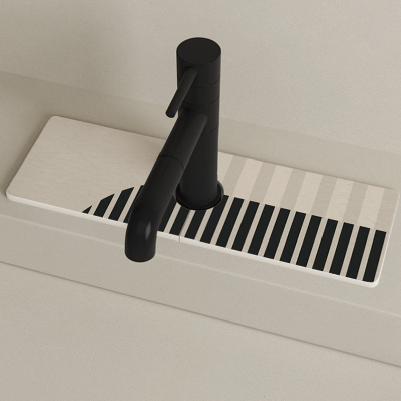 6design stripe faucet mat