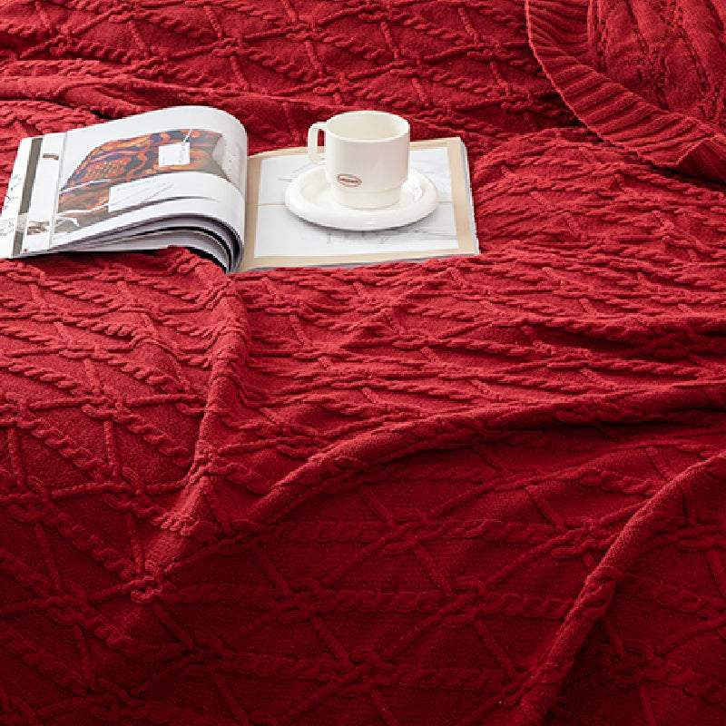 3color sweater design blanket