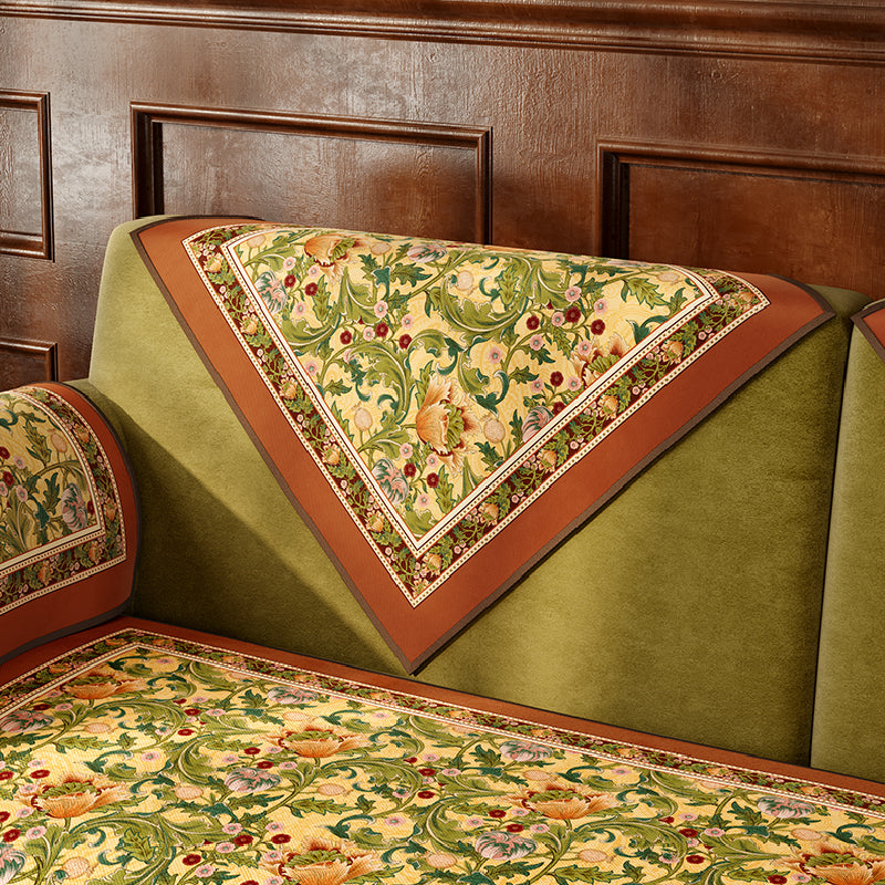 American retro elegant sofa cover