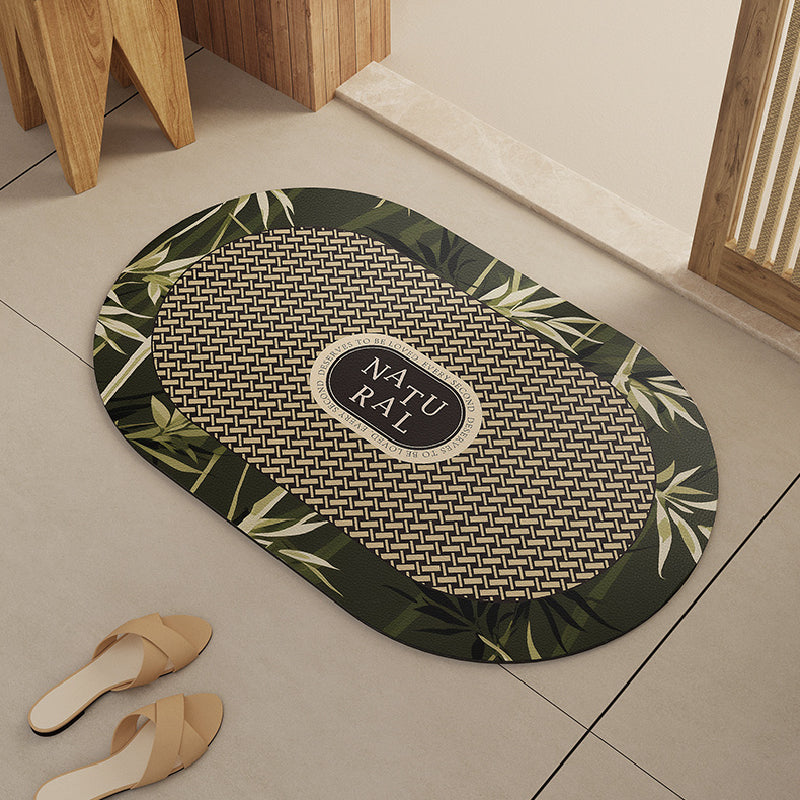 4design bamboo simple bath mat