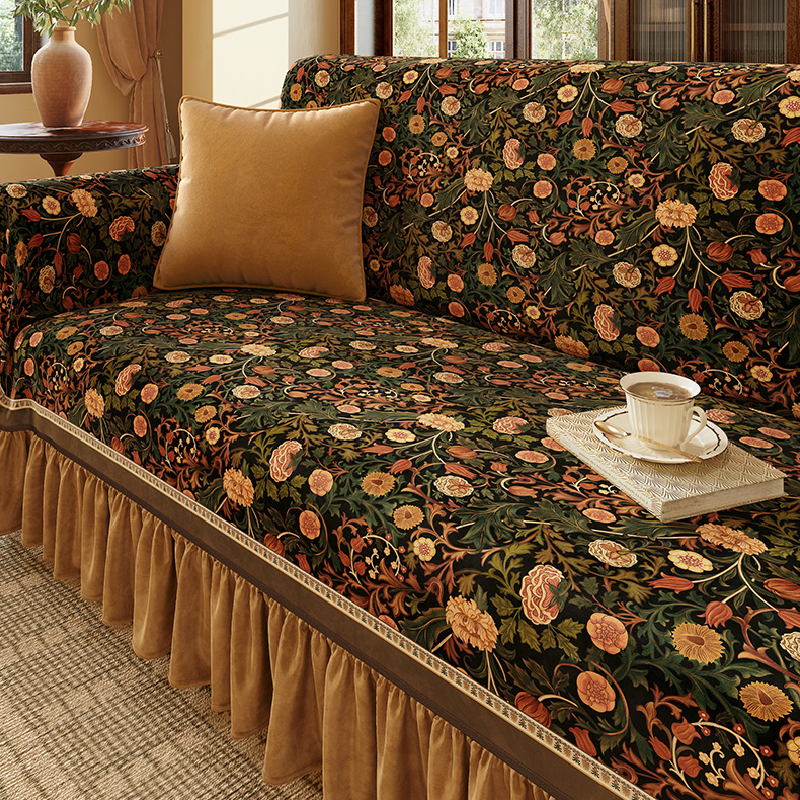 8design ethnic gorgeous flower sofa cover