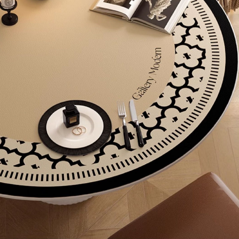 2design elegance modern round table mat