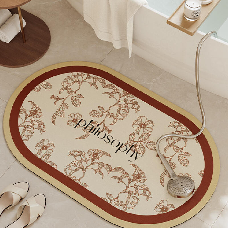 south french philosopher bath mat