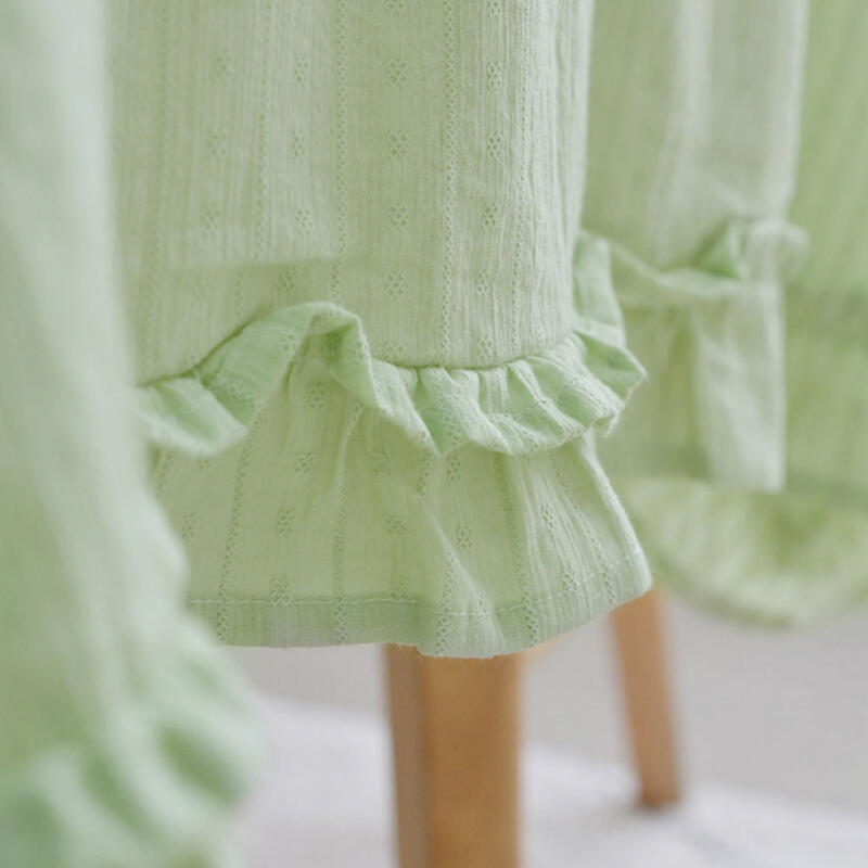 4color girly frill cotton table cloth