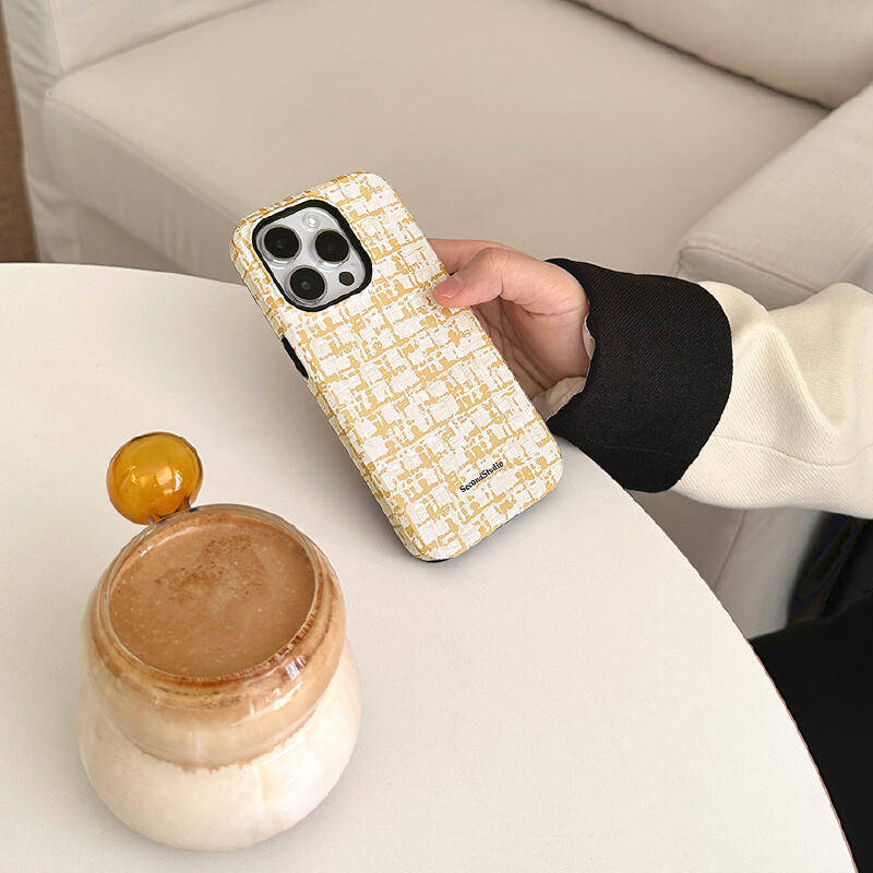 colorful tweed iPhone case