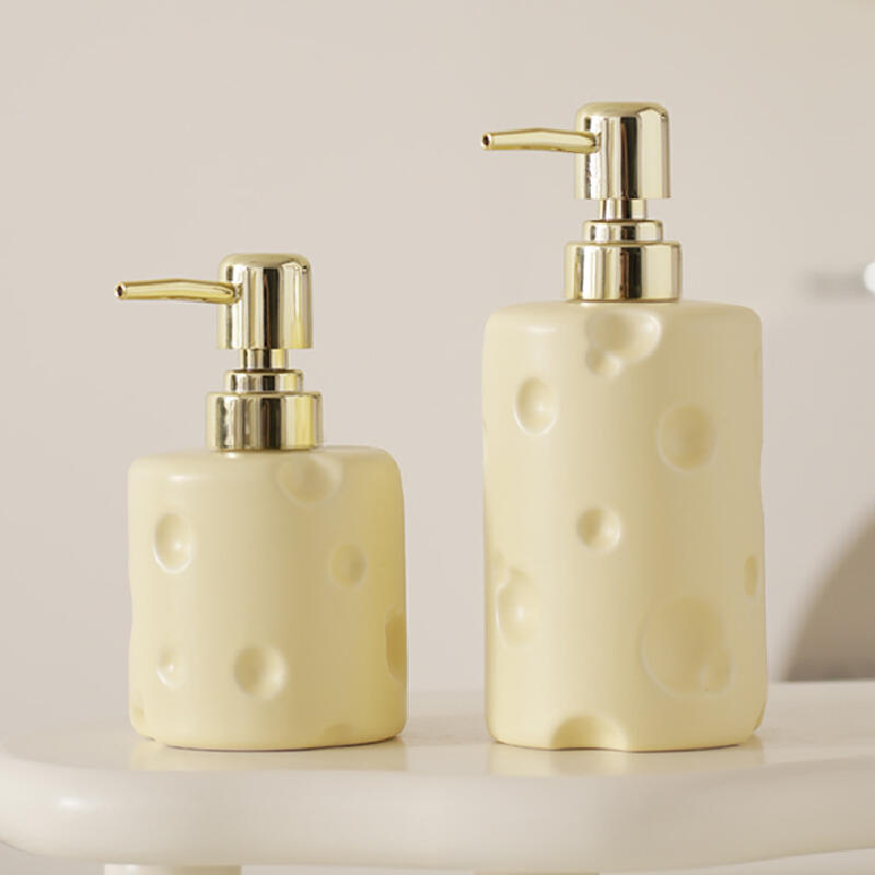 5color cheese soap bottle