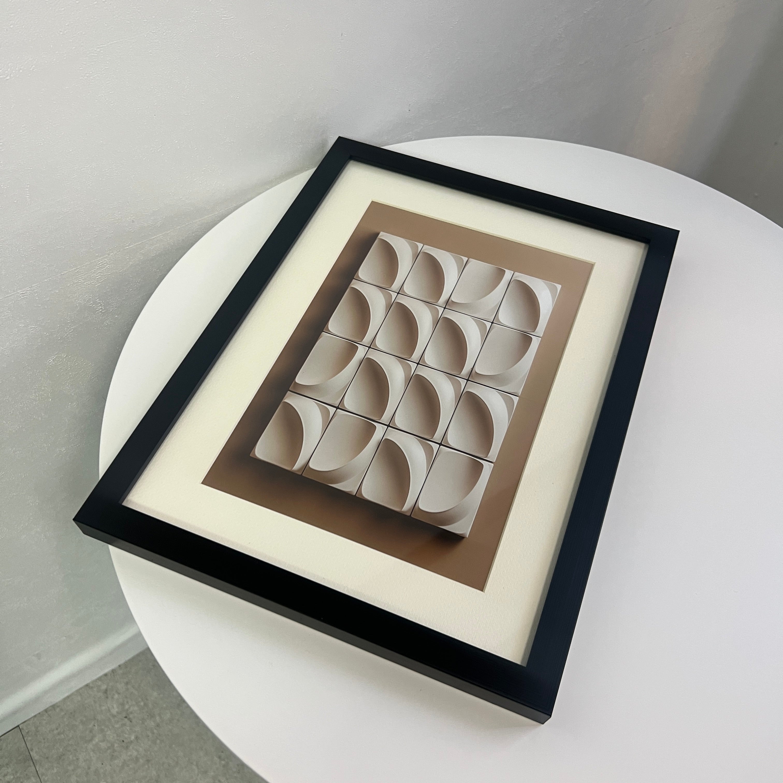 【即納】white cube poster & frame SET (30×40cm)