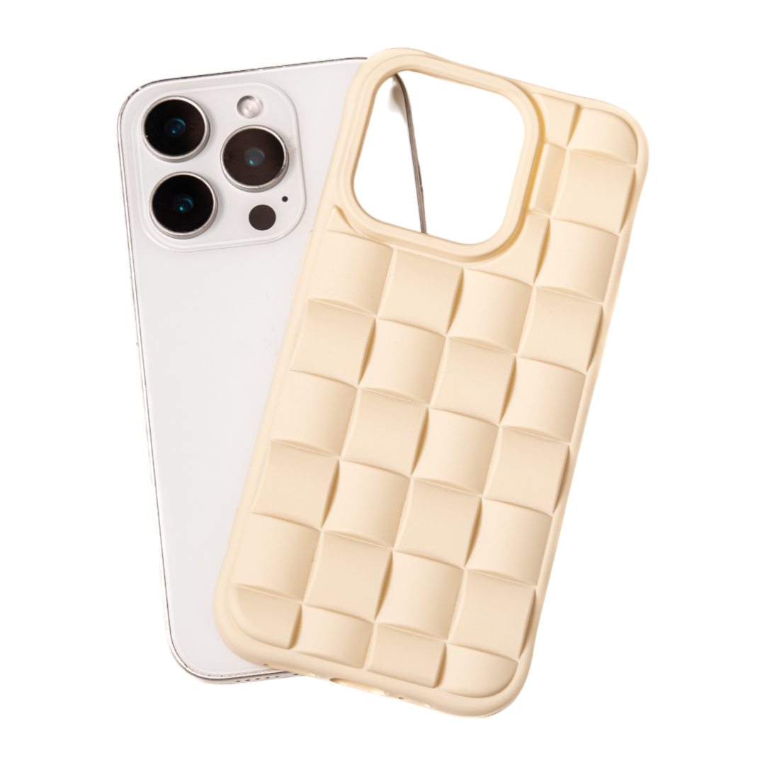 Waffle Grid Soft iPhone Case