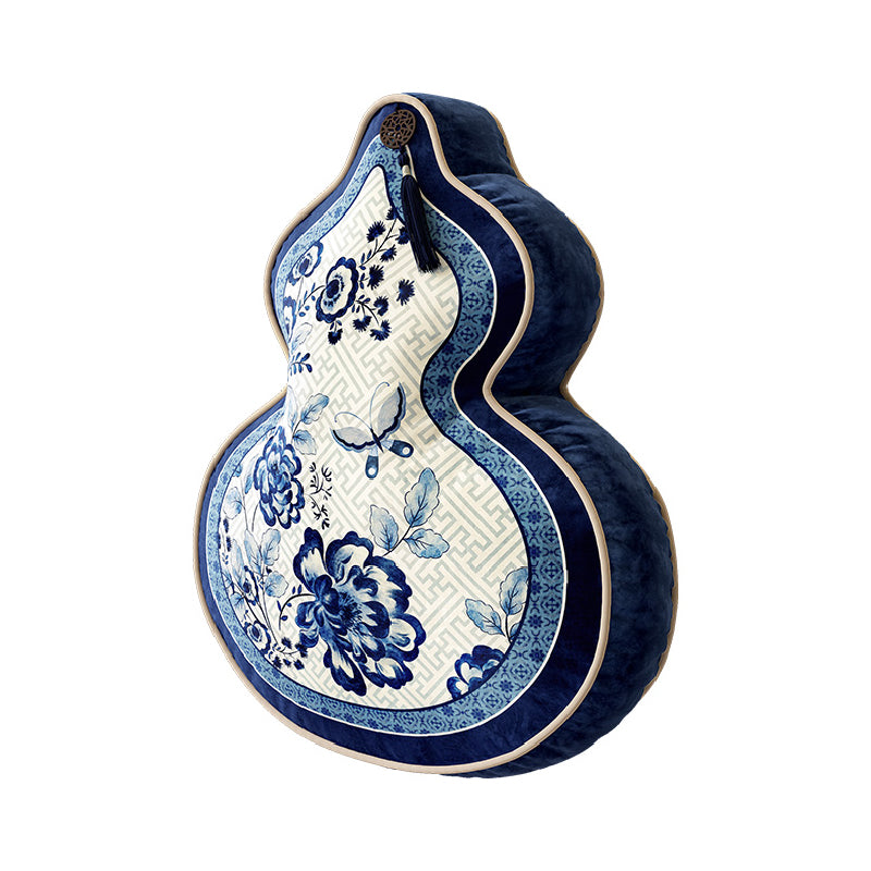 2design blue flower elegance cushion