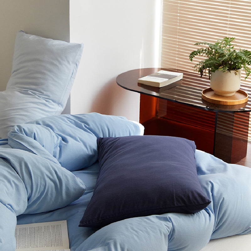 3design blue simple bedlinen set