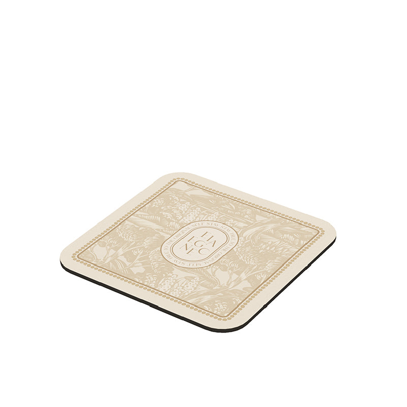 french girly bathroom coaster