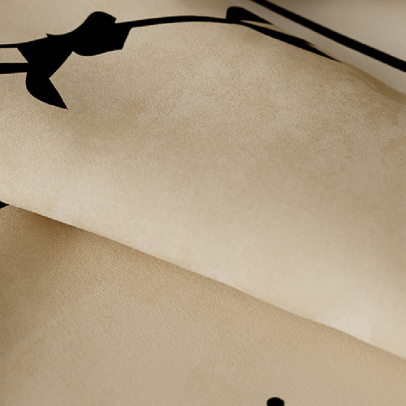 black moon light frill cushion