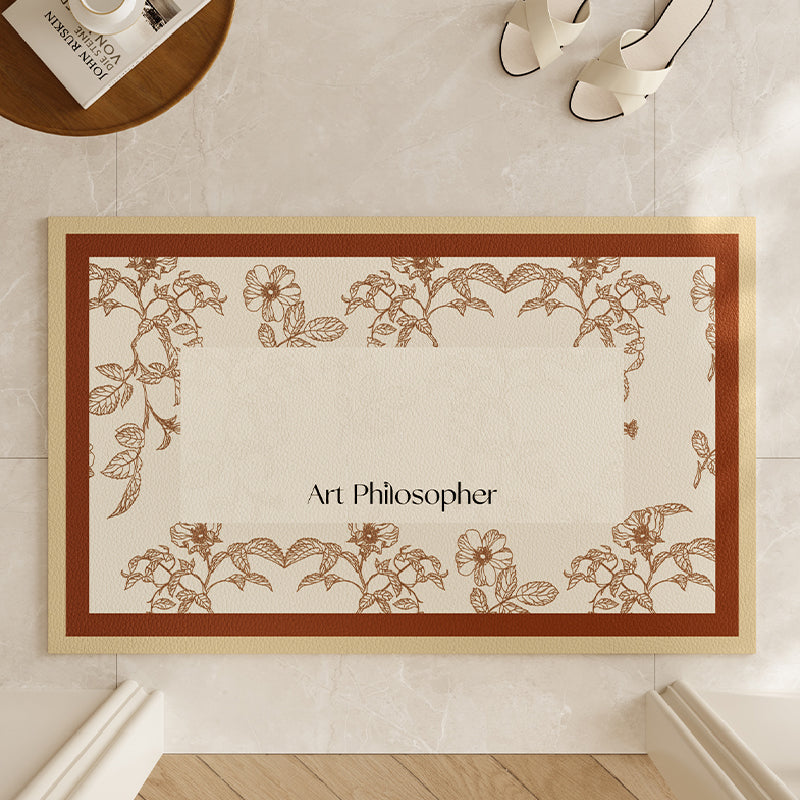 south french philosopher door mat