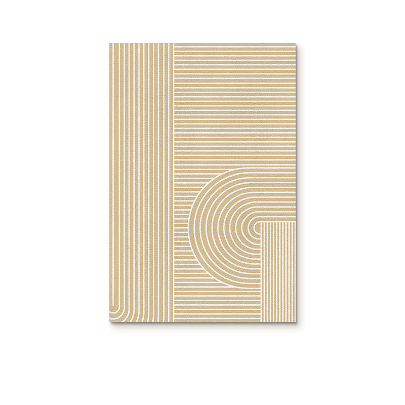 6design cream geometric pattern door mat