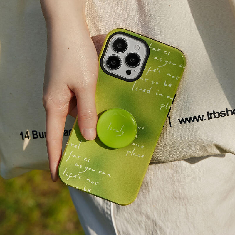 nuance green logo iPhone case