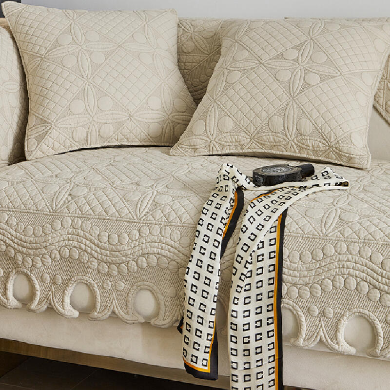 3color elegant jacquard sofa cover
