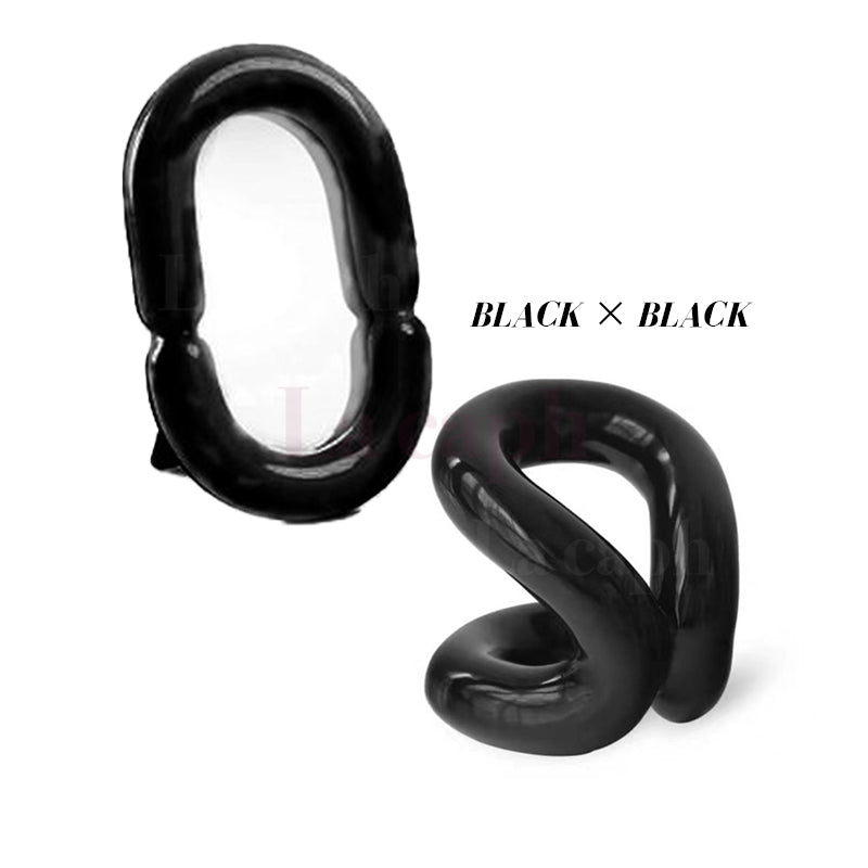 ceramic brush stand & miror (3colors)