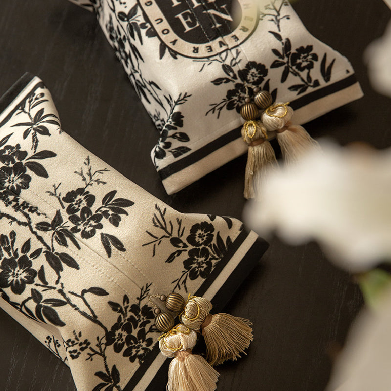 2design monotone floral tissue case