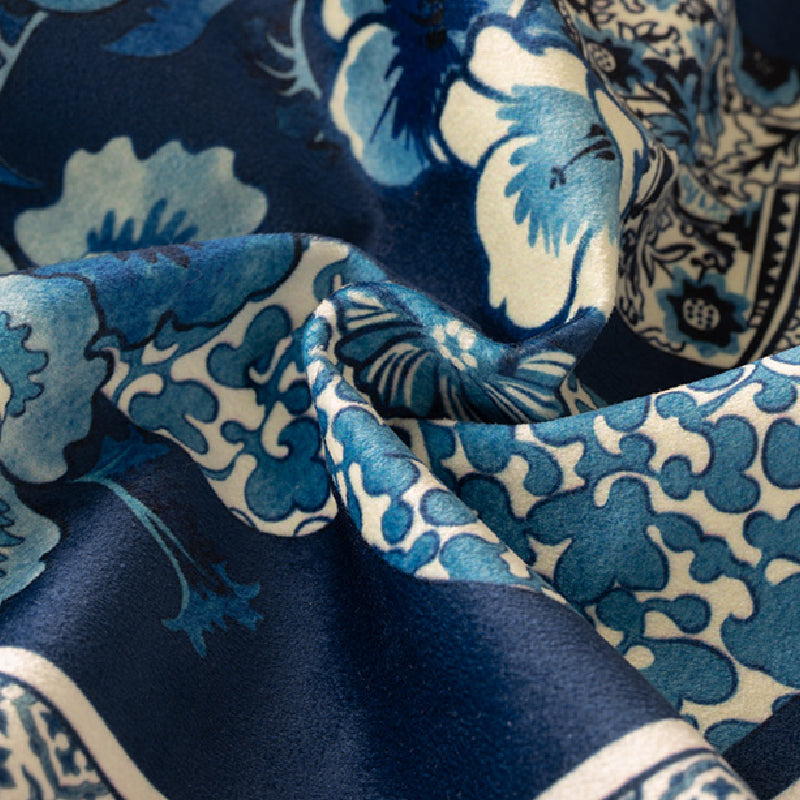 2design blue flower elegance tissue case