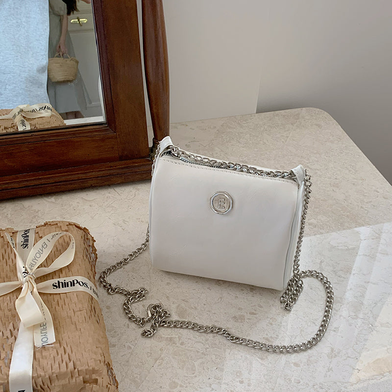 elegant compact shoulder bag