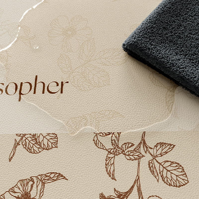 south french philosopher shelf mat