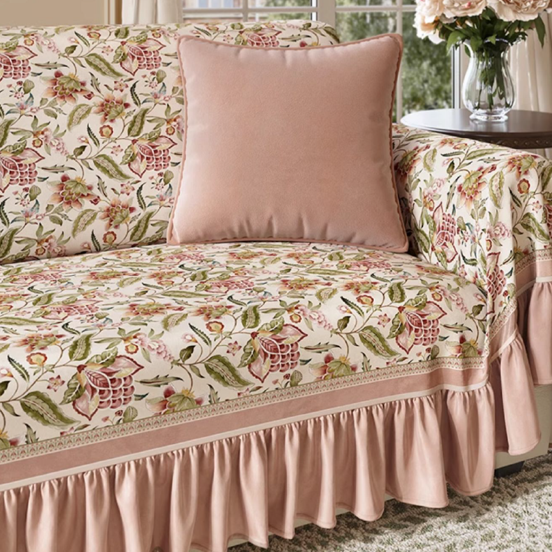 8design ethnic gorgeous flower sofa cover