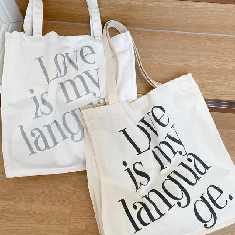 3design simple logo tote bag