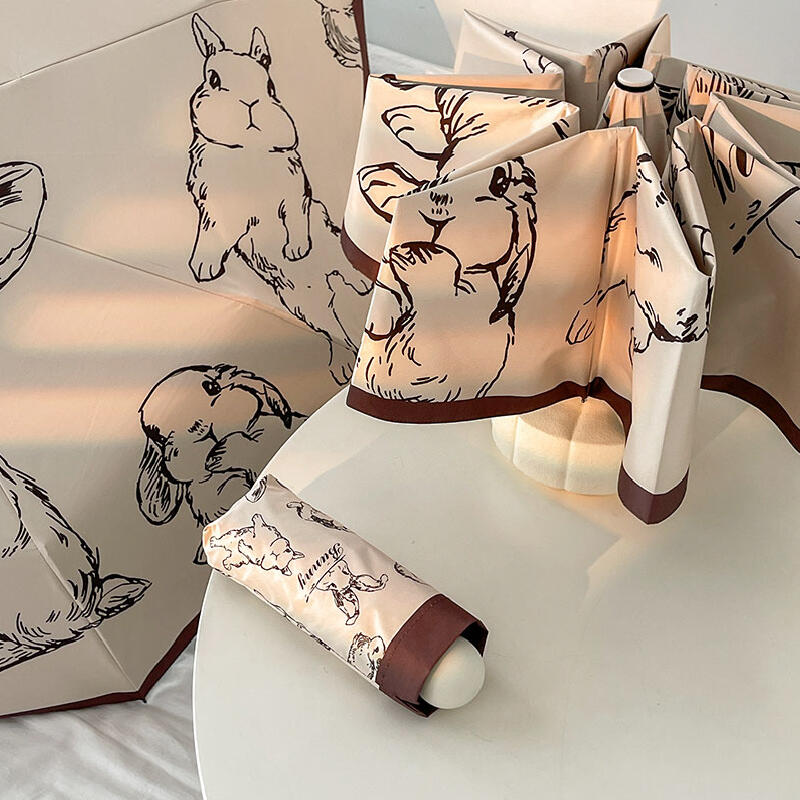 3type bunny pattern uv parasol