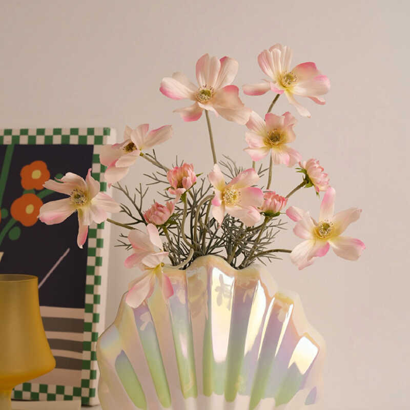 girly aurora shell vase
