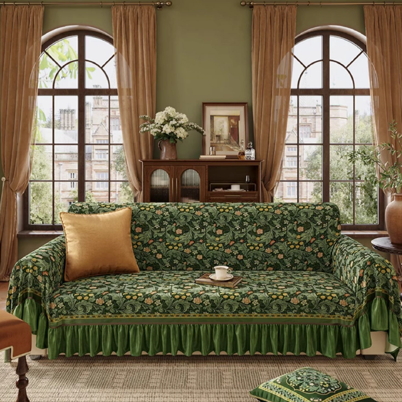8design ethnic gorgeous flower sofa cover