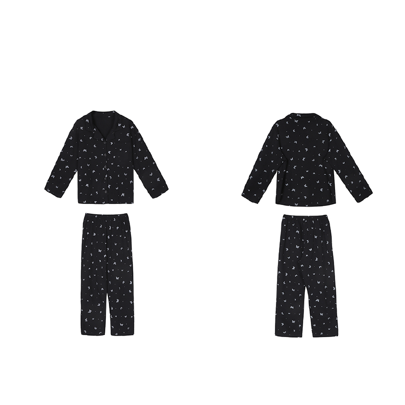 black butterfly room wear