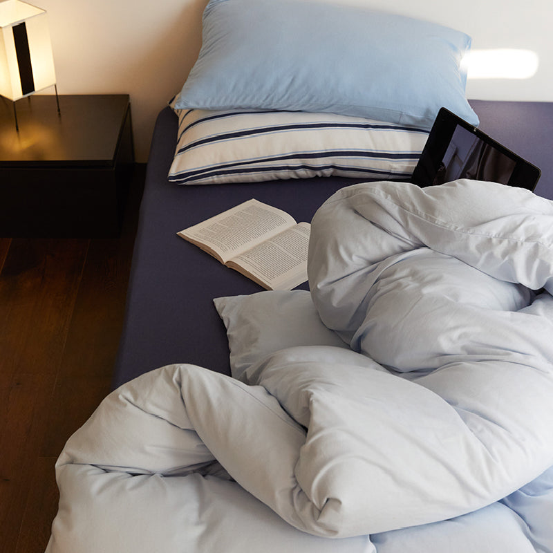 3design blue simple bedlinen set