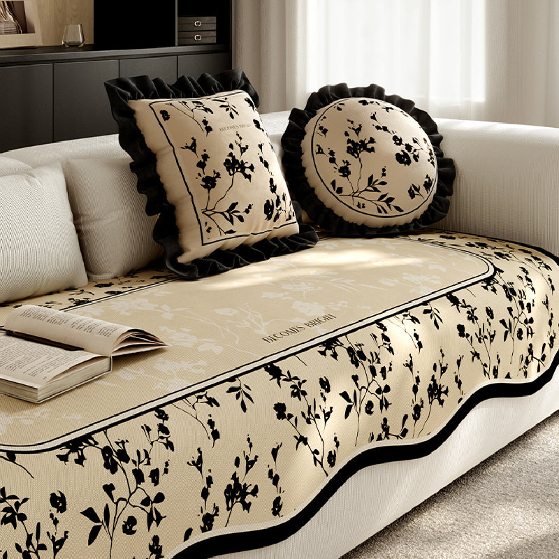 black moon light sofa cover