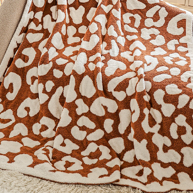 3color dalmatian pattern blanket