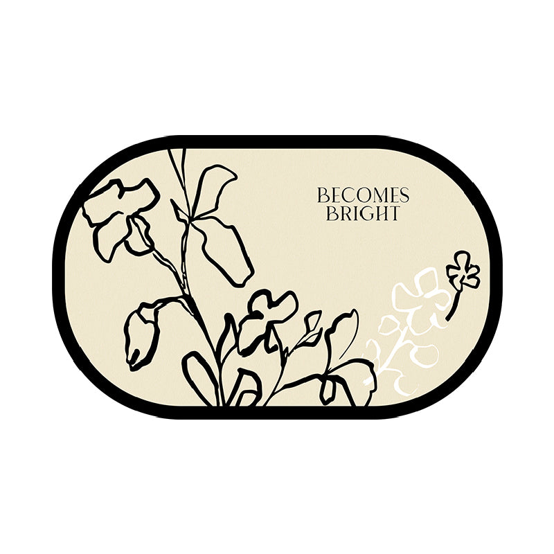 becomes bright nile flower bath mat