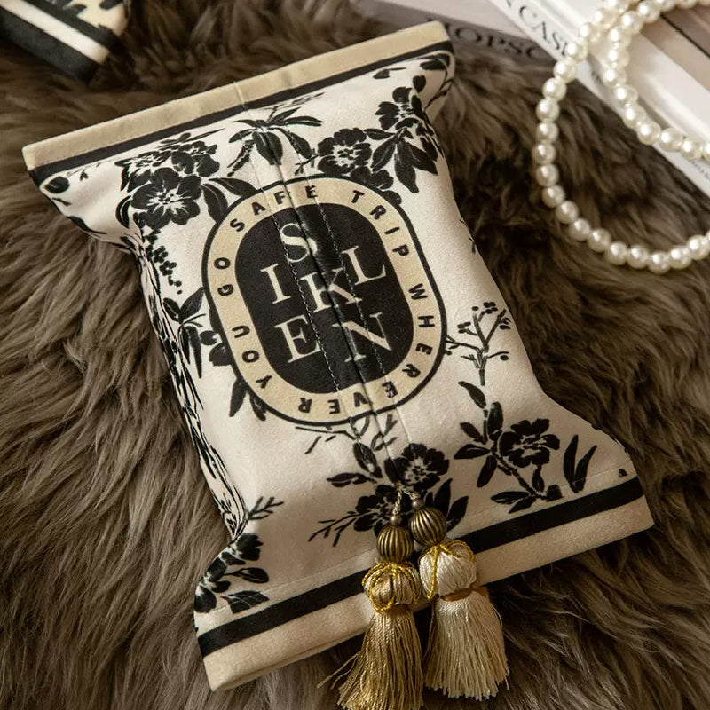 2design monotone floral tissue case